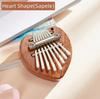 Portable 8-Note Mini Kalimba Thumb Piano for Beginners
