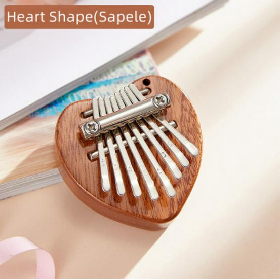 Portable 8-Note Mini Kalimba Thumb Piano for Beginners