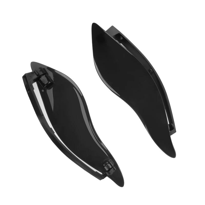 

Motorcycle Adjustable Windshield Side Wing Deflector Black For Harley Electra Glide Tri Glide Street Glide 2014-up чорний