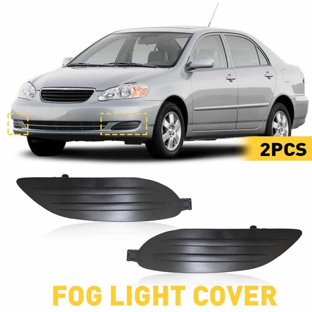 2Pcs Fog Light Hole Cover for Toyota Corolla OE 2005 2006 2007 2008 5212702170 5212802200 TO1038107 TO1039107