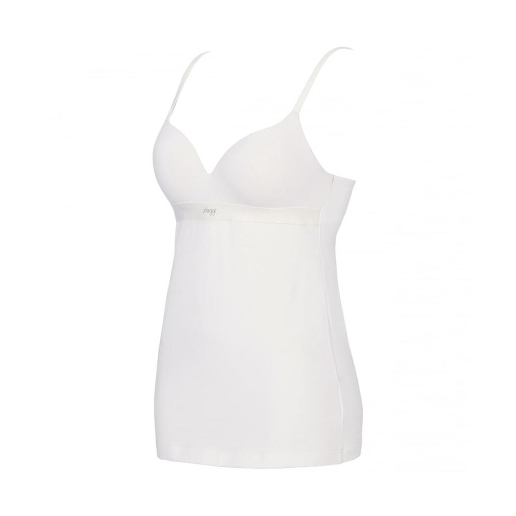 Triumph Sloggi Go Cotton Camisole with Size M Cups, (Black)