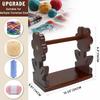 Yarn Holder For Crocheting Yarn Storage Organizer Spinner Holder Wooden Spindle Dispenser Rack Stand Art Craft Tool For Women