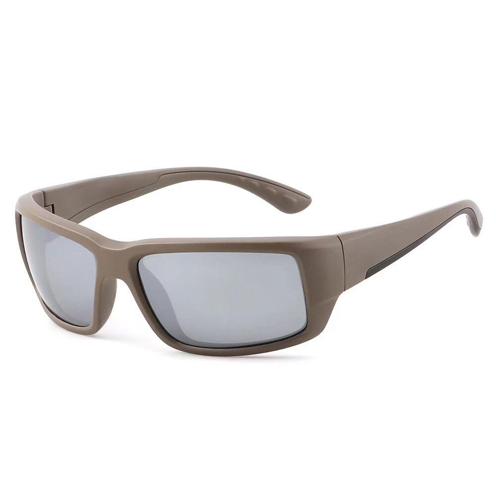 Men’s Colorful Sports Sunglasses, Windproof UV Protection Cycling Glasses for Driving, Outdoor Running Fishing Shades
