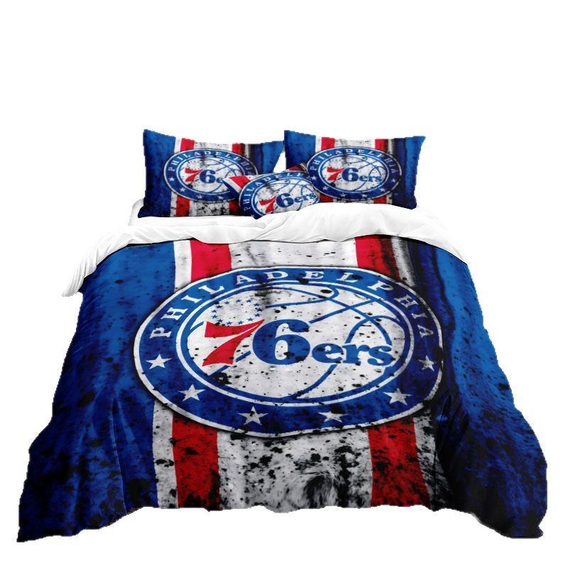 Team Series 3D Digital Printing Three-Piece Bedding Kit Sheet Quilt Cover