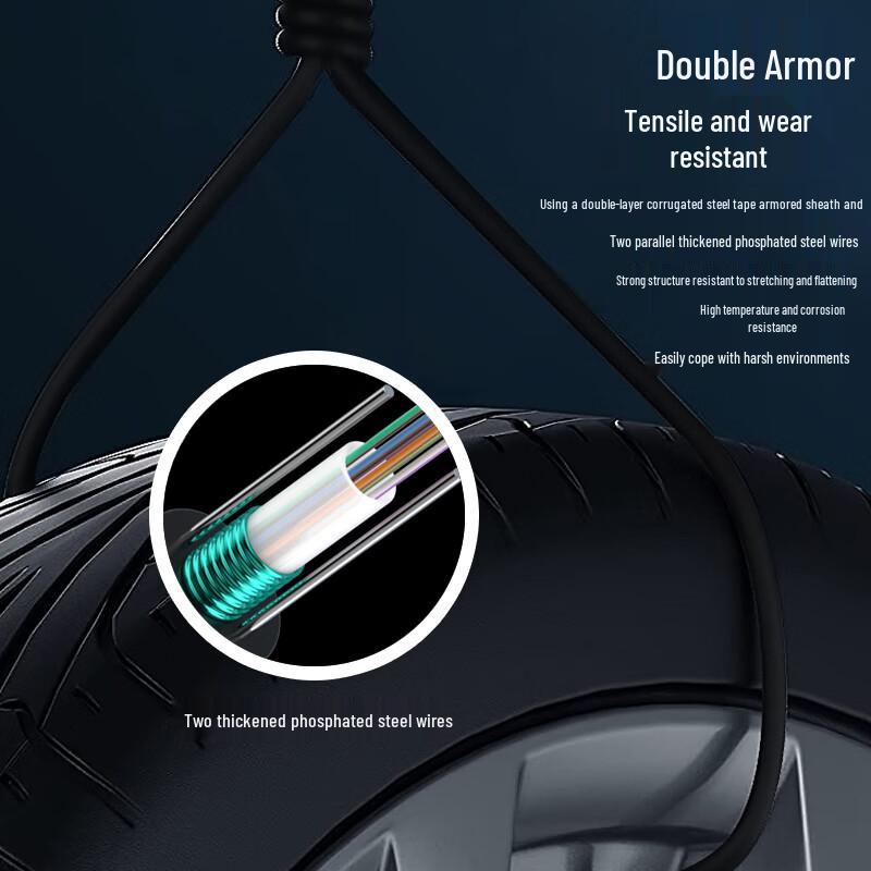 Xinke Kaibang GYXTW53 Armored Outdoor Fiber Optic Cable