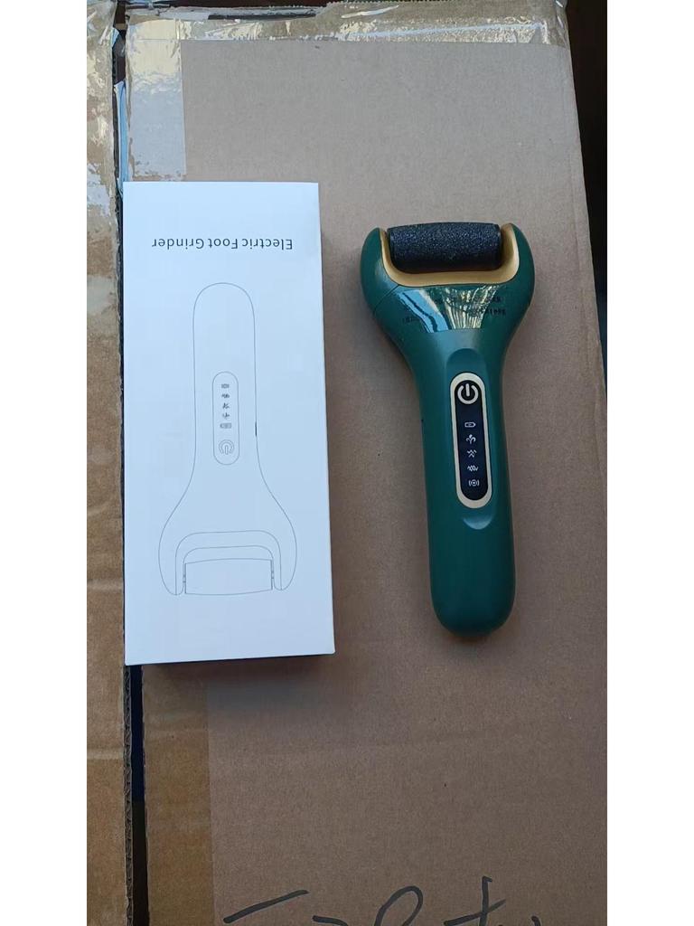 USB Rechargeable Electric Foot File with Digital Display, Water-Resistant Callus Remover, and Automatic Pedicure Tool.