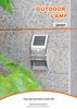 Waterproof Solar Wall Lamp for Courtyard or Main Entrance with Motion Sensor