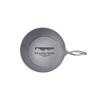 Tazza Shella in Titanio Tipo Profondo per Fuoco Diretto 480ml Tsubame Sanjo Fatto in Giappone Pieghevole Manico Pieghevole con Scala Utensile da Cucina Grande per Campeggio All'Aperto