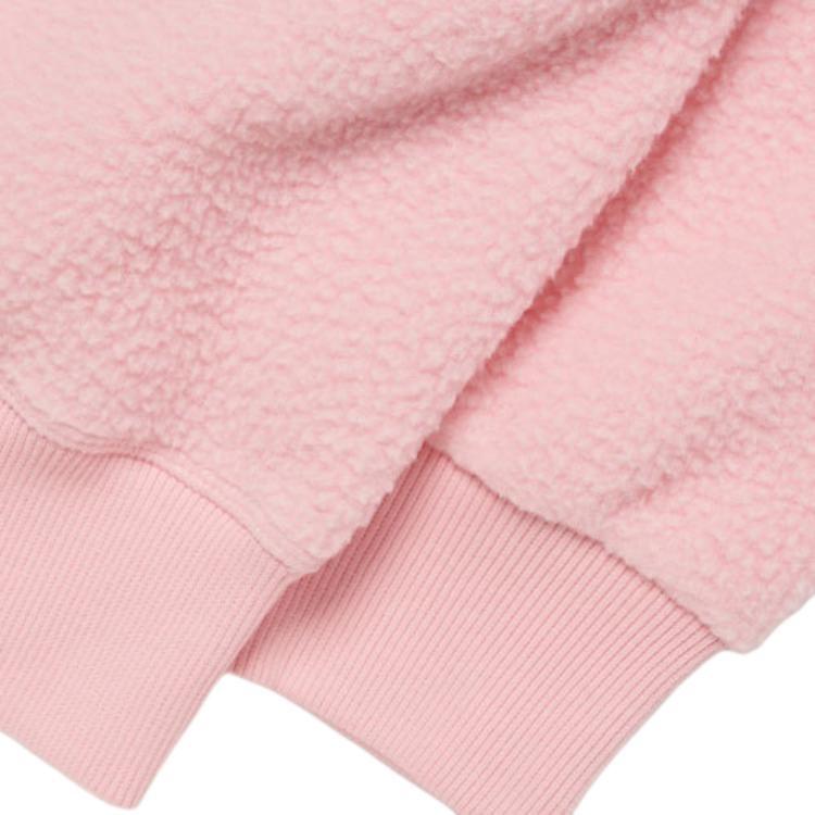 MLB Base Logo Sweatshirts Unisex Pink Crew Neck Thickened Regular 3AMTF5116-50PKL