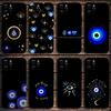 Lucky Blue Evil Eye Phone Case For Apple iPhone 15,14,13,12,11,Pro,X,XS,Max,XR,Plus,Mini Soft Black Cover