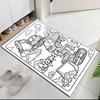Custom Name Excavator Printed Carpet, for Office Chair Living Room Bedroom Kitchen Room Decor Gifts.