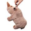 Toy Rhino Plush Stuffed Animal Doll For Kids Gift Cartoon Decoration Bedroom