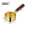 304 Stainless Steel Sauce Cup with Wooden Handle, Custom Logo, Multiple Specifications - Ideal for Steakhouses & Restaurants.