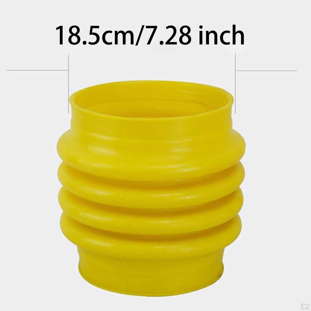 Polyurethane Rammer Bellows Boot Telescopic Sleeve Wear Resistant Multiuse Silicone Protective