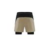 In-Stock Men's Sporty Quick-Dry Two-Piece Woven Shorts with Liner, Mid-Length, Anti-Exposure, Sweat-Absorbing.
