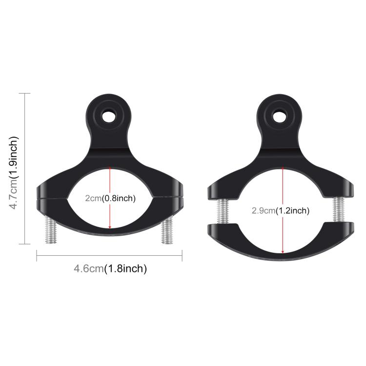 PULUZ Bike Handlebar Adapter Aluminum Mount for GoPro, Insta360, DJI and Other Action Cameras