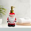 Dispensing Bottle Deer Santa Claus Snowman Design Soap Container Water-Absorbing Anti-Slip Bottom Shower Gel Bottle