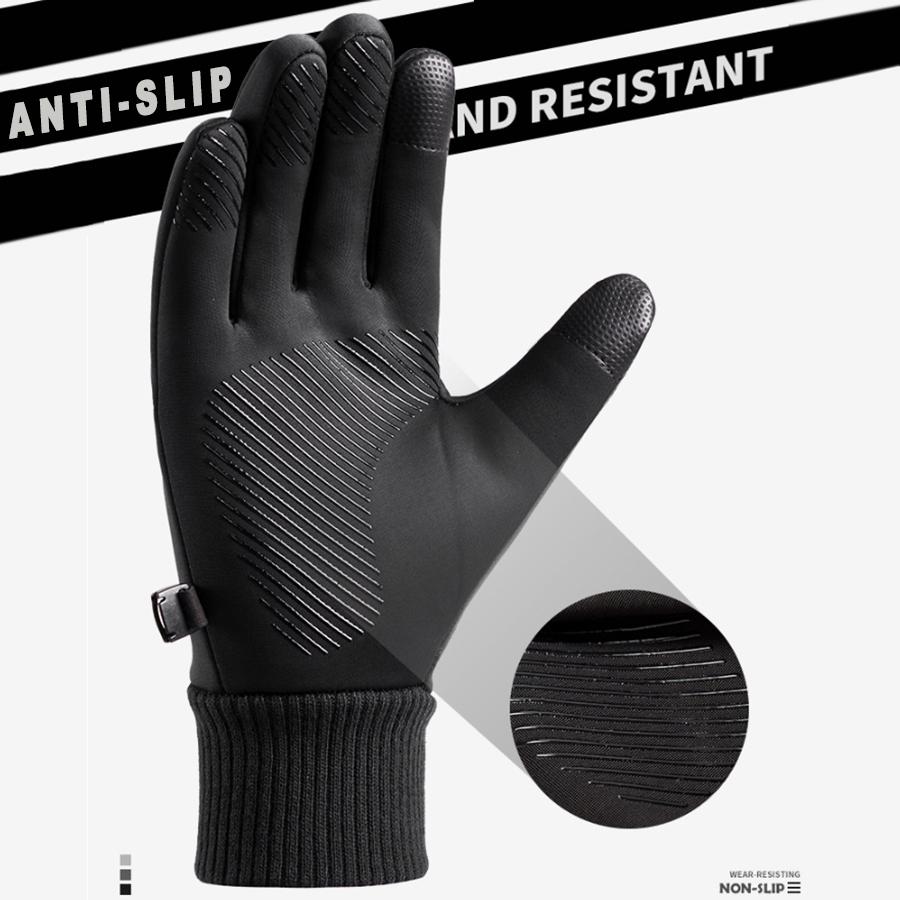 Winter Thermal Gloves Men Women Touch Screen Windproof Anti Slip Warm For Outdoor Hiking Driving Running Cycling