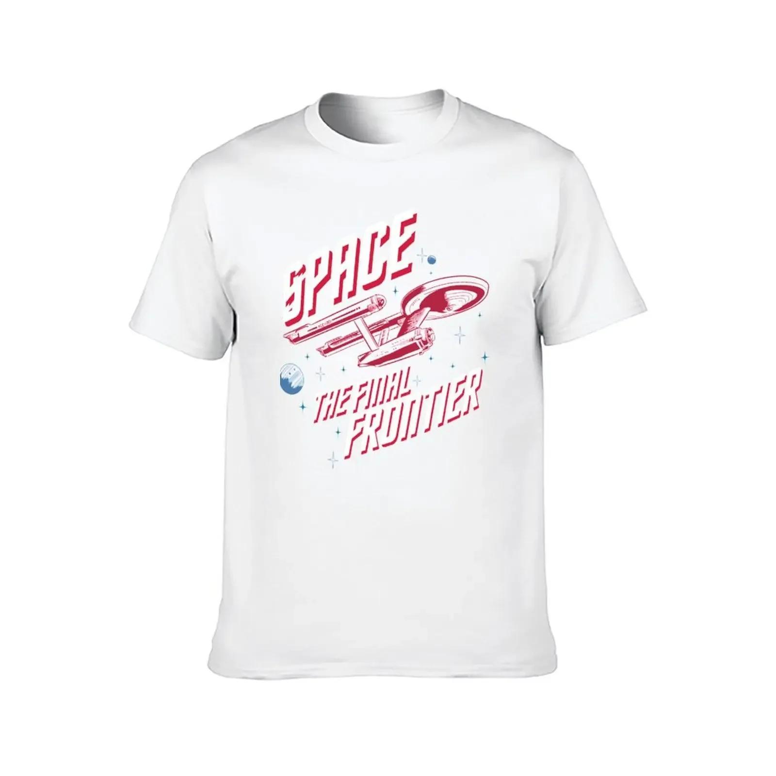 

Star Enterprise Final Frontier Sketch T-Shirt Essential T Shirt Shirts Graphic Tee T Shirt Men - Men s Summer Cotton Graphic Tee S