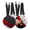 4pc Bed Sheet Fasteners Clips Gripper Organizers Suspender Covers Cord Clasps