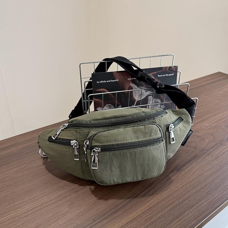 Trendige Umhängetasche Rücken, Herren Sport Brusttasche, Nische, Vielseitige und einfache Hüfttasche