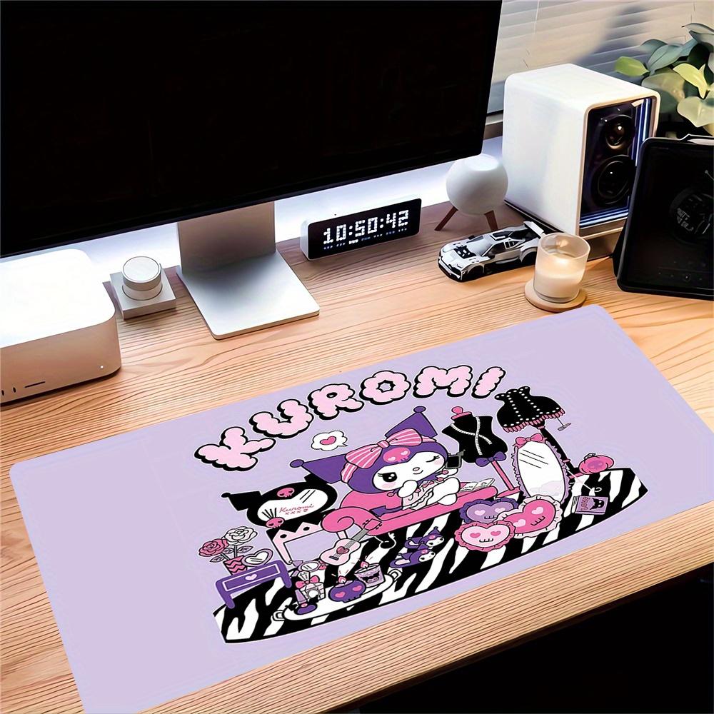 Kuromi, Cute Themed XXL Mouse Pad - Non-slip Rubber Desk Mat for Gaming and Office Use, Multi-Function Keyboard 0826029a