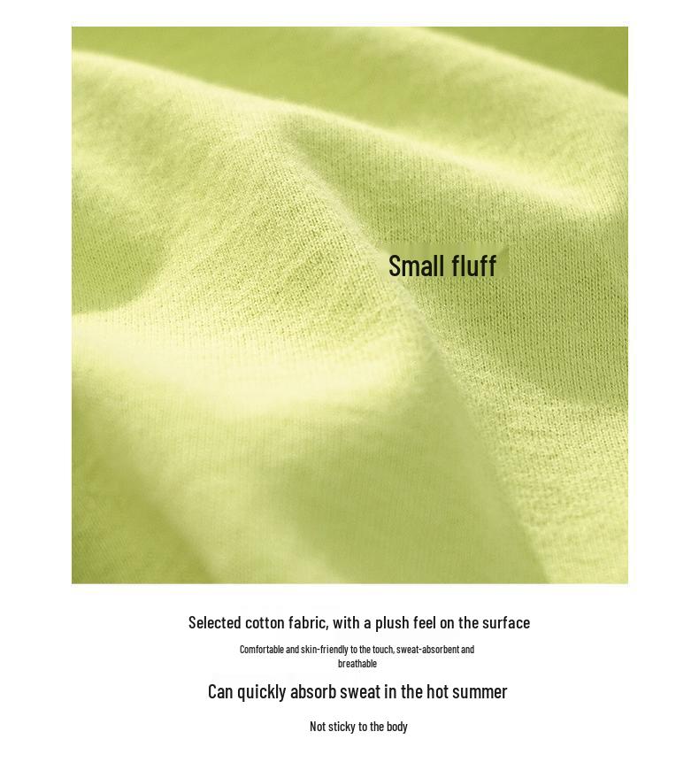 American Spicy Girl Short Sleeve Crop Top - Women's Summer Cotton Round Neck T-Shirt