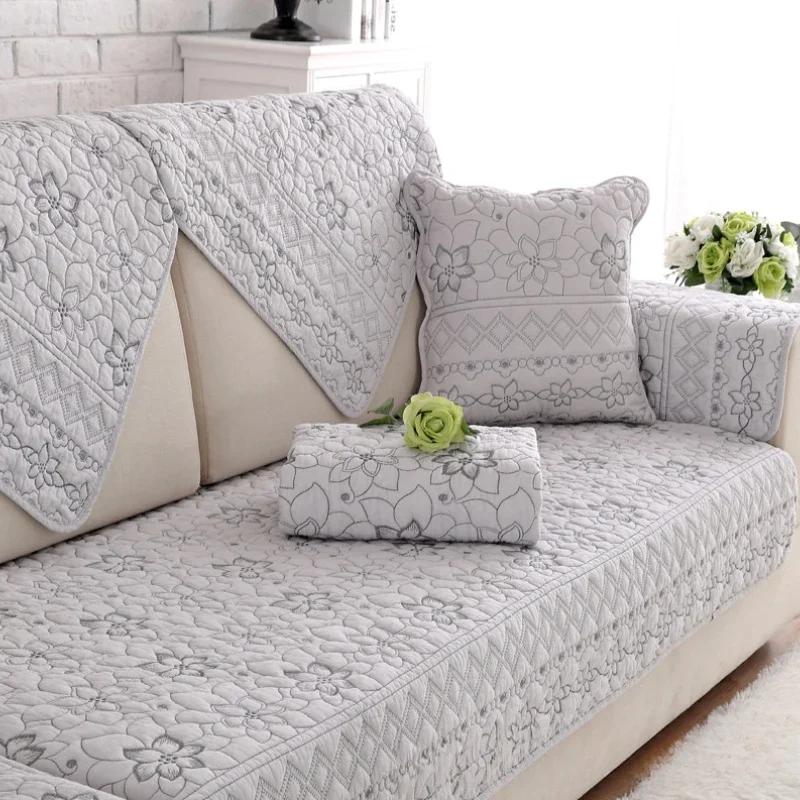 Thick Sofa Cover Soft Towel Couch Cushion Living Room Sofas Covers Non-slip Corner Sofa Seat Mat Chair Covers