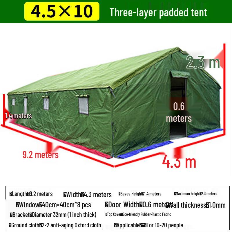 Laicai Outdoor Waterproof Warm Canvas Cotton Tent