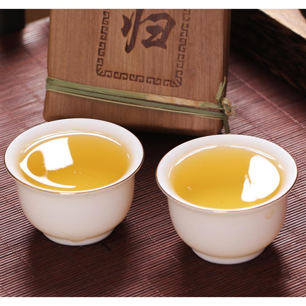 Pu'er Raw Tea Brick 250g Xigui Golden Leaf Herbal Energy Tea for Adults