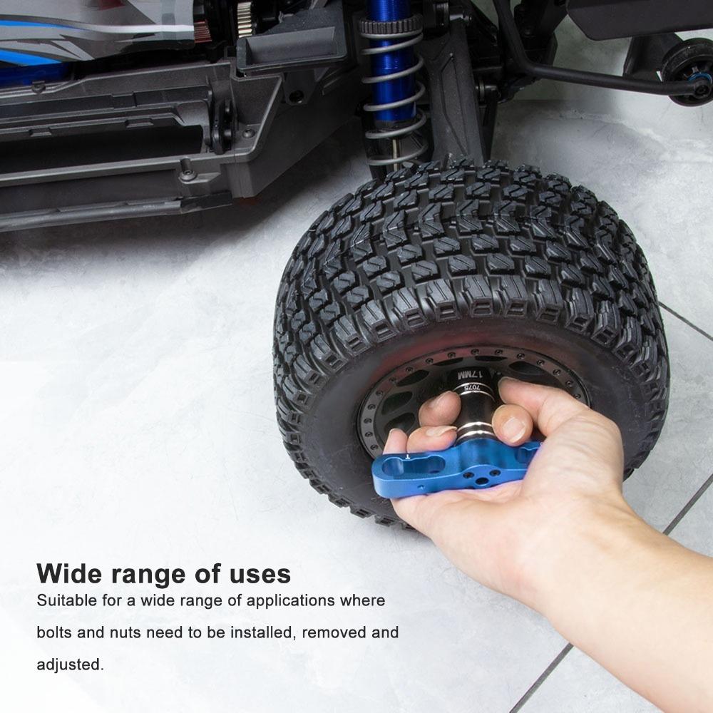 Aluminum Alloy Wheel Hex Wrench for Traxxas/Axial/Arrma/ HSP/Redcat/ECX/HPI 1/8 1/10 1/12 RC Cars