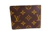 Authentic LOUIS VUITTON Monogram Brown Leather Bifold Bill Wallet M60930 #b257  Open Box
