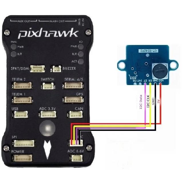 Gy-us42 I2C PIXHAWK APM flight control ultrasonic ranging module for MB1242 40 SRF02