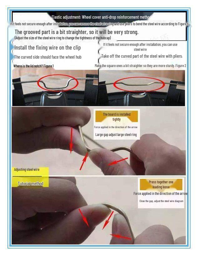 13-Inch Protective Cap for 25 Macaron Wheel Covers, 4th Gen Mini EV Modification