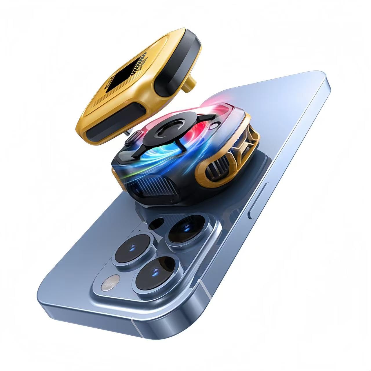 

New Cooling Fan with External 2000mAh Rapid Cooling for AI Intelligent Frequency Digital 2 Cooling Usage TEC Semiconductor Silent Super Strong