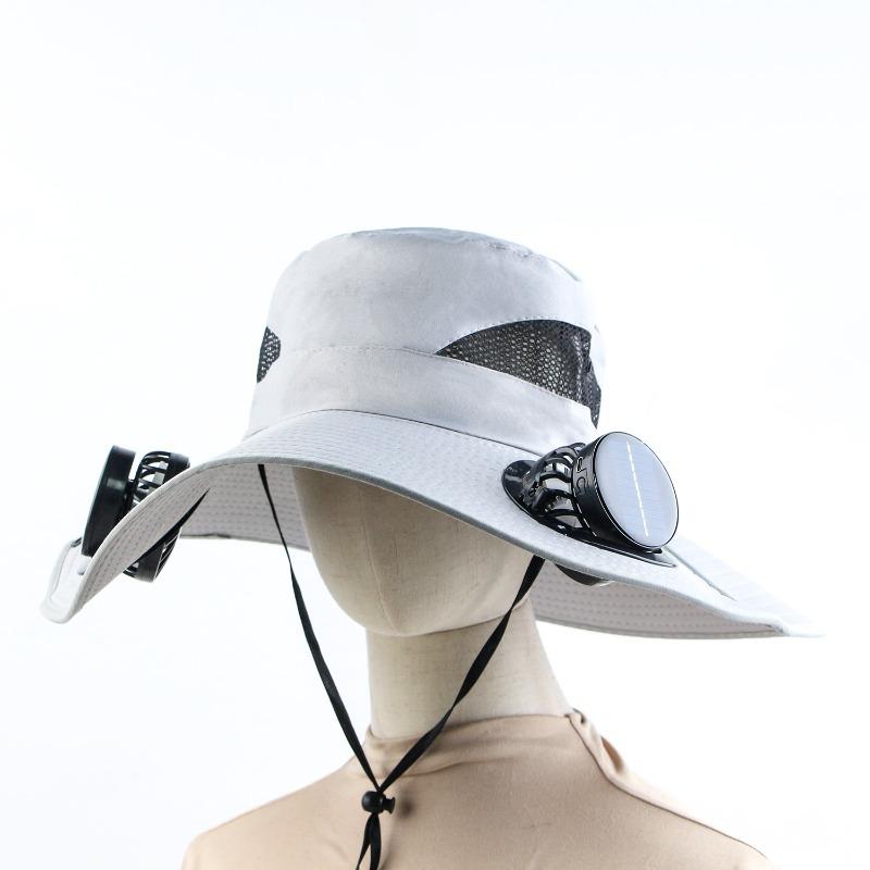 

Солнечный вентилятор камуфляжная шляпа мужская летняя шляпа для рыбалки шляпа с козырьком шляпа с большими полями шляпа для защиты от солнца уличная шляпа-ведро