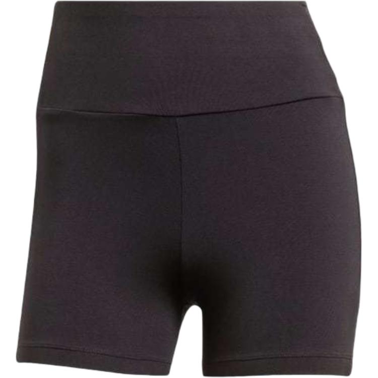 

Adidas Originals Striped Logo Slim Fit Three-Quarter Sports Shorts Women Shorts Black JX5238 L