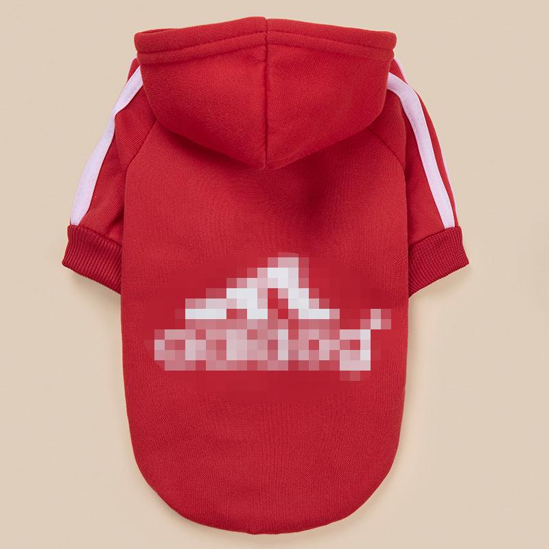 Pulover cu glugă, cu patru picioare, pentru câini și pisici, cu nasturi multicolori - Îmbrăcăminte pentru animale de companie de toamnă/iarnă.