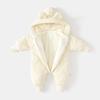 Baby Winter Jumpsuit: Warm Fleece-Lined Outerwear for Boys & Girls