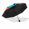 1pc Colorful Monsters Automatic Open/Close Umbrella, Compact Travel Umbrella, 8-Rib Sturdy Frame - Ideal Gift for Friends Yy251118067