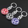 2026 Caldo 3D Metallo/Pelle Logo Auto Portachiavi Portachiavi Ciondolo Accessori Auto Per Volkswagen VW RLine R Golf Touran ID3 Tiguan Eos Caddy FM7
