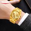 SKMEI Luxury Men Watch Waterproof Luminous Chronograph Date Stainless Steel Watch for Men Quartz Military Men's Watches