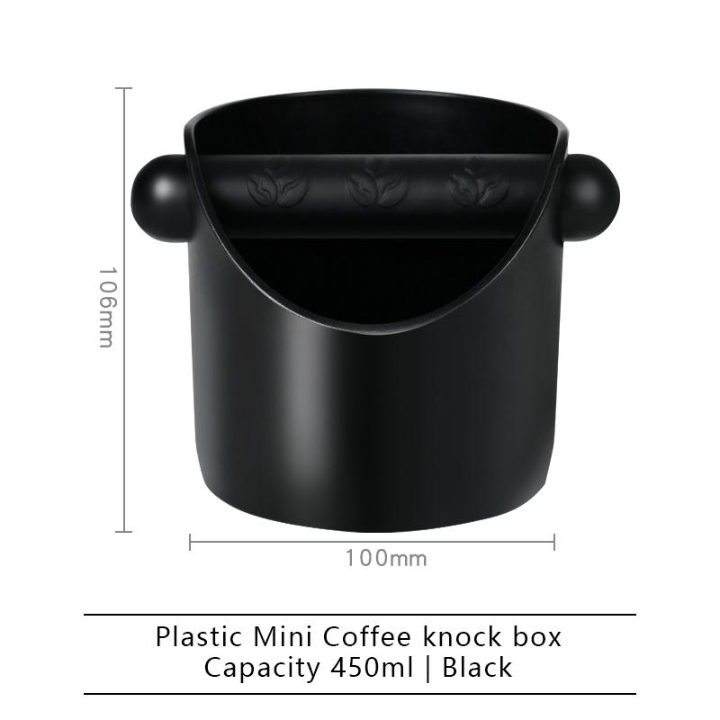 

Coffee Knock Box For Grind Waste Grounds Dump Anti-slip Pad Shock-Absorbent With Removable Bar Espresso Maker Cafe Barista Tools
