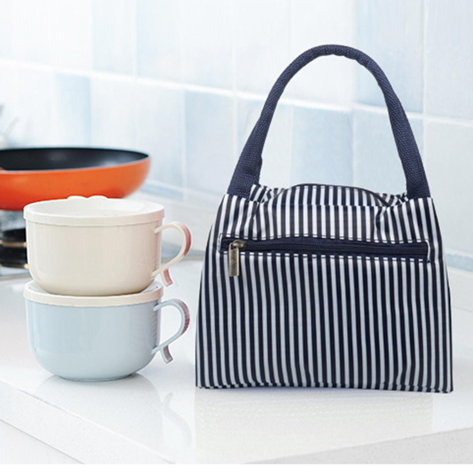 Fashion New Portable Waterproof Thickness Picnic School Lunch Bag AS SHOWN 666₽