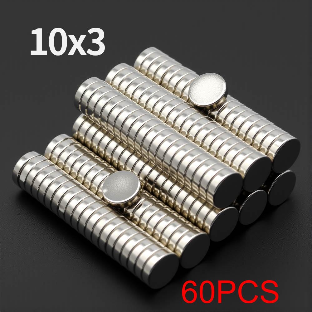 Powerful Neodymium Magnet N35 NdfeB Permanent Magnetic imanes Round Super Strong Fridge Magnets DIY 8x2 8x3 10x3 10x5 12x3mm