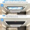 Collapsible Window Shade Cover Reflective Blackout RV Skylight Shade Interior Sun Protector  Vent