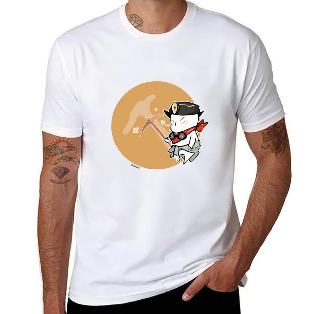 Miner Moogle Ffxiv Tshirt Summer Shirt Vintage Anime Shirt New Edition New Gifts And Tshirts Unisex T Shirt