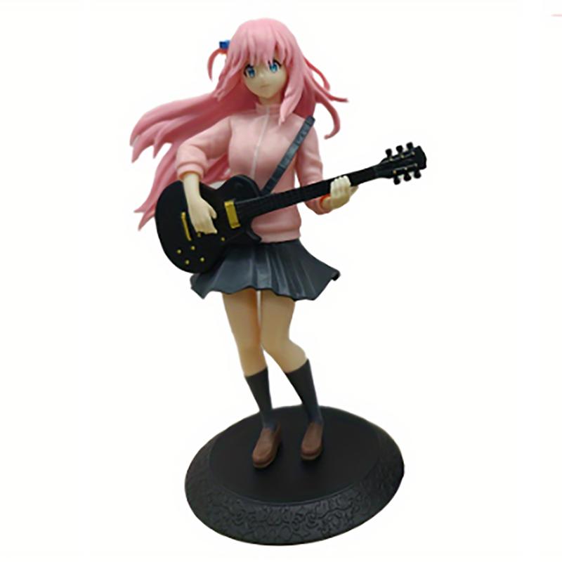 15CM Anime Bocchi the Rock! Gotou Hitori Figure Guitar Performance Scene Model Toy Gift Collection Ornament Action Figure PVC