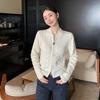 Women's Wool Double Zipper Cable Knit Cardigan - Autumn/Winter Fashion Coat