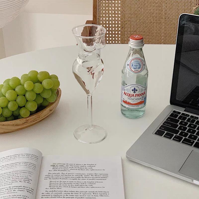 Ins Cup Beauty Wine Cup Human Body Half Body Glass Goblet Champagne Cup Creative Home Decoration Ornaments